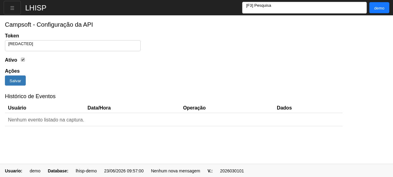 CampSoft no demo